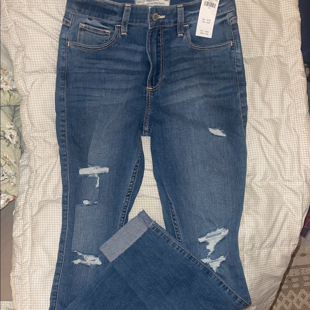 Holliser high rise skinny jeans size 4